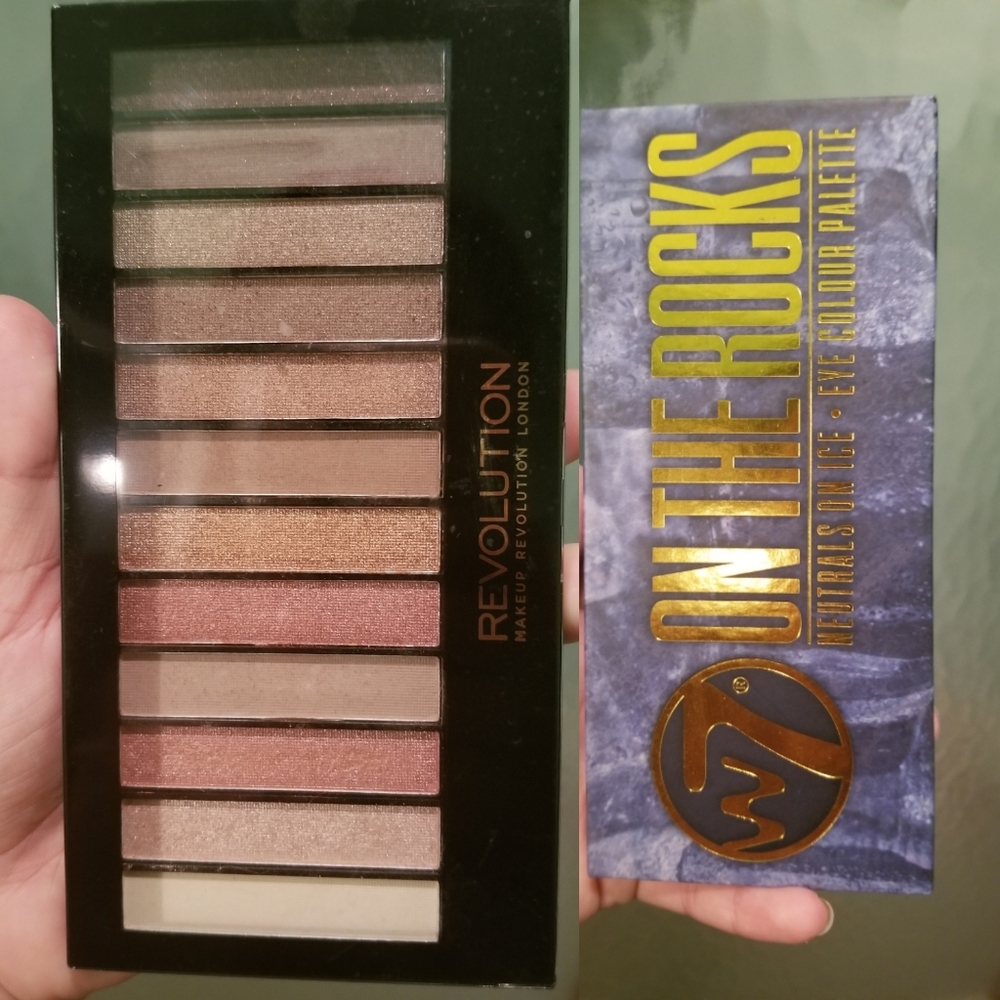 Bundle of Makeup revolution and W7 on the rocks